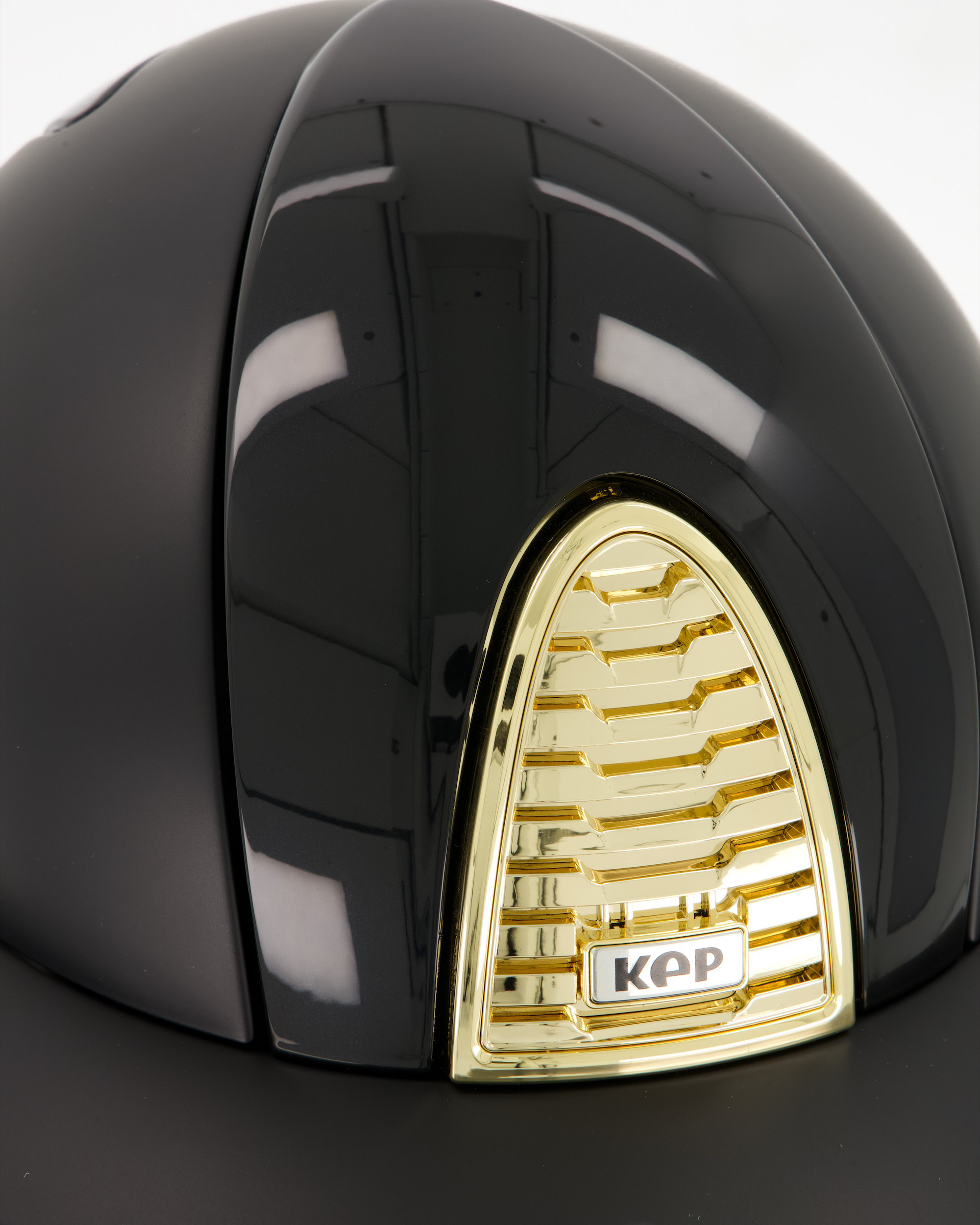 Reithelm Cromo 2.0 Textile/Polish Polo Gold in schwarz