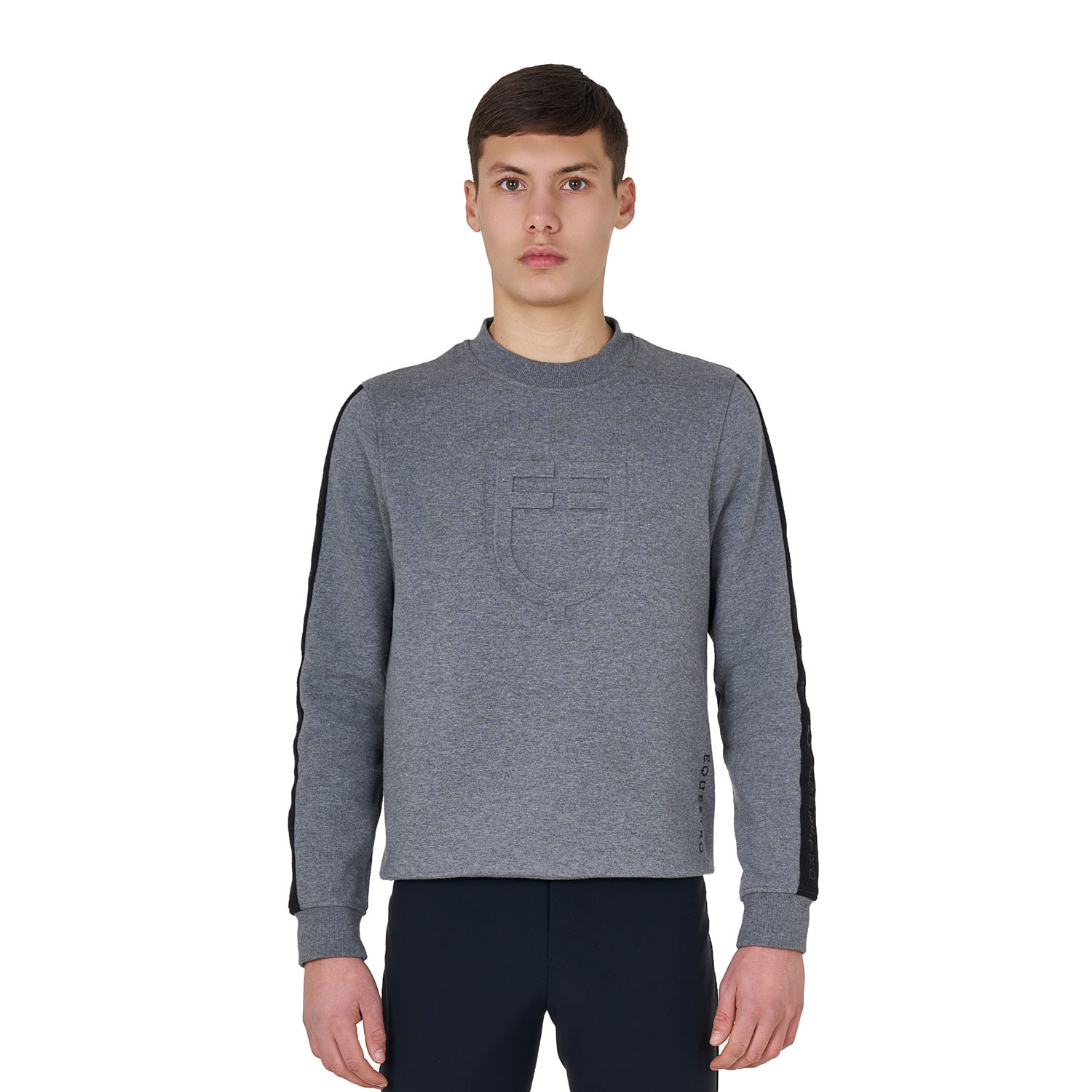 Herren-Baumwollsweatshirt mit Logo