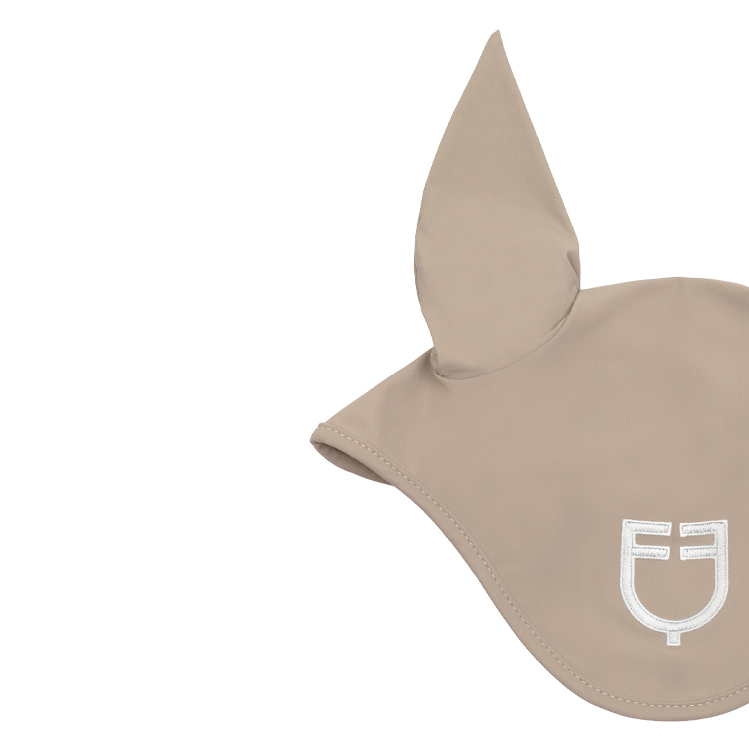 Fliegenhaube aus Funktionsgewebe mit kontrastierendem Logo