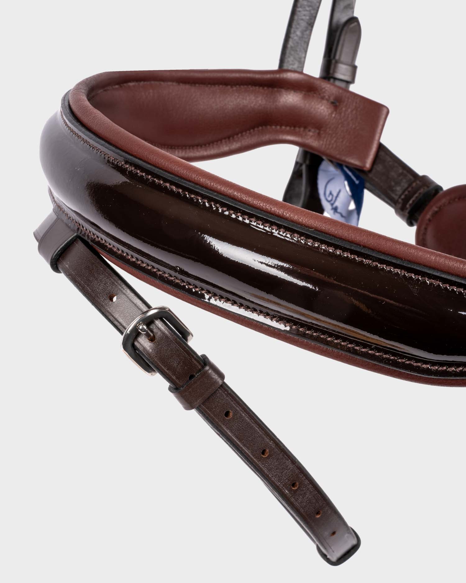 Snaffle bridle wide swedish-combined lacquer