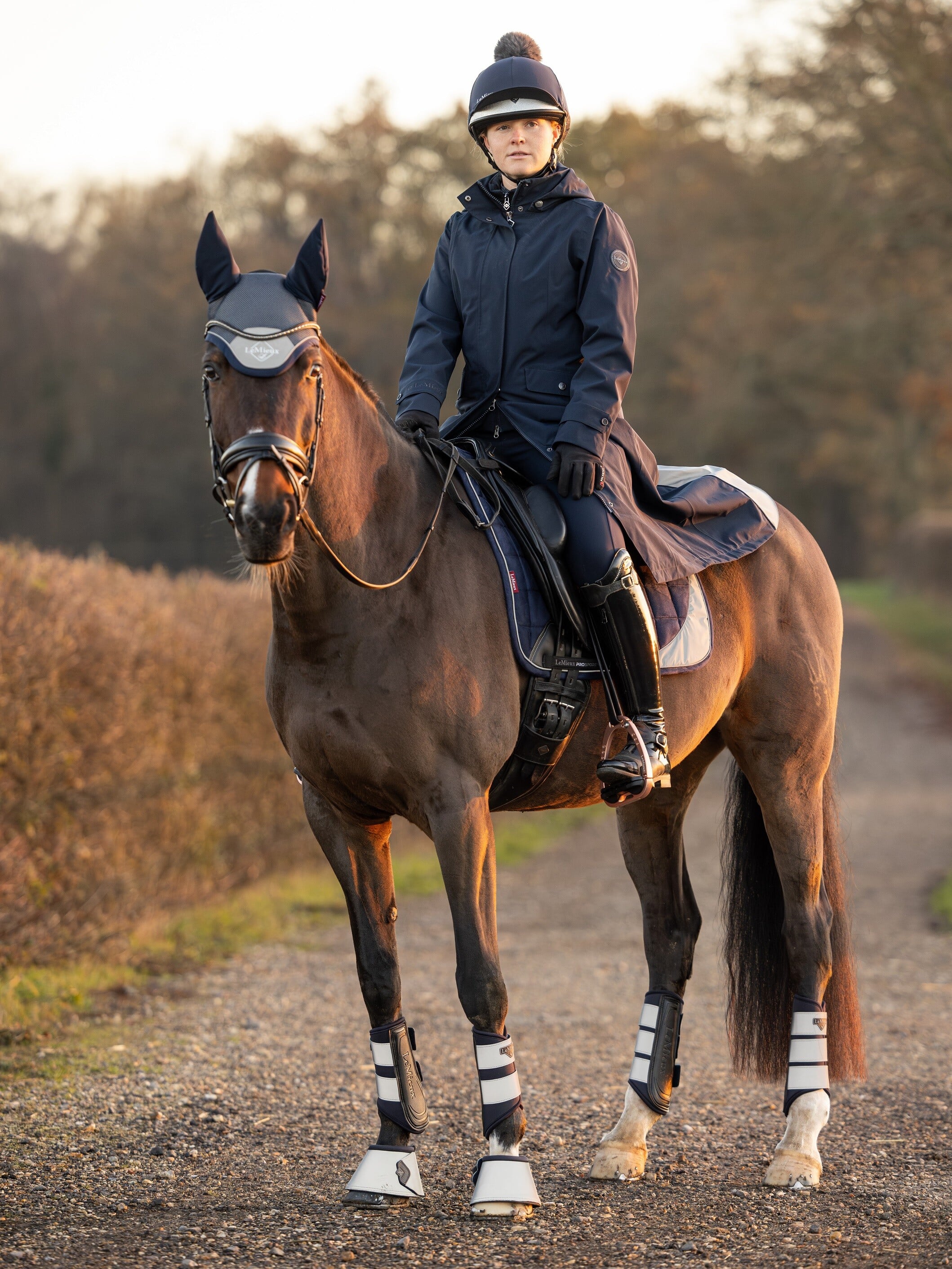 Amelie Wasserdichter Leichter Reitmantel