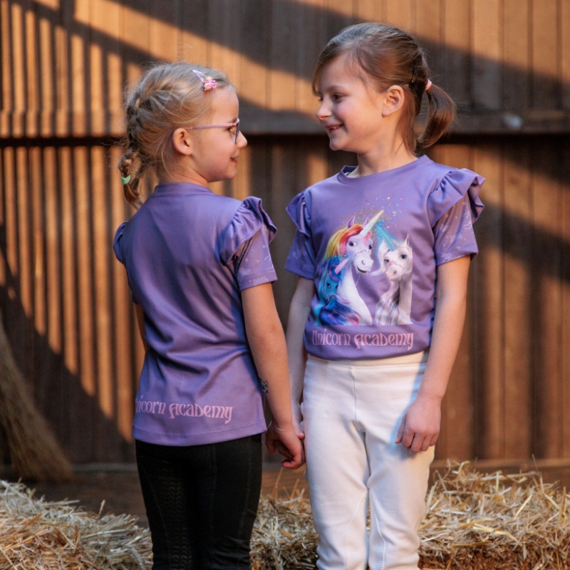 T-shirt Kids "Unicorn Academy"-wings