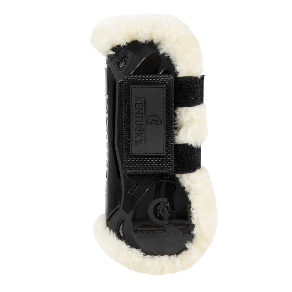 Vegan Fell Springgamaschen Velcro