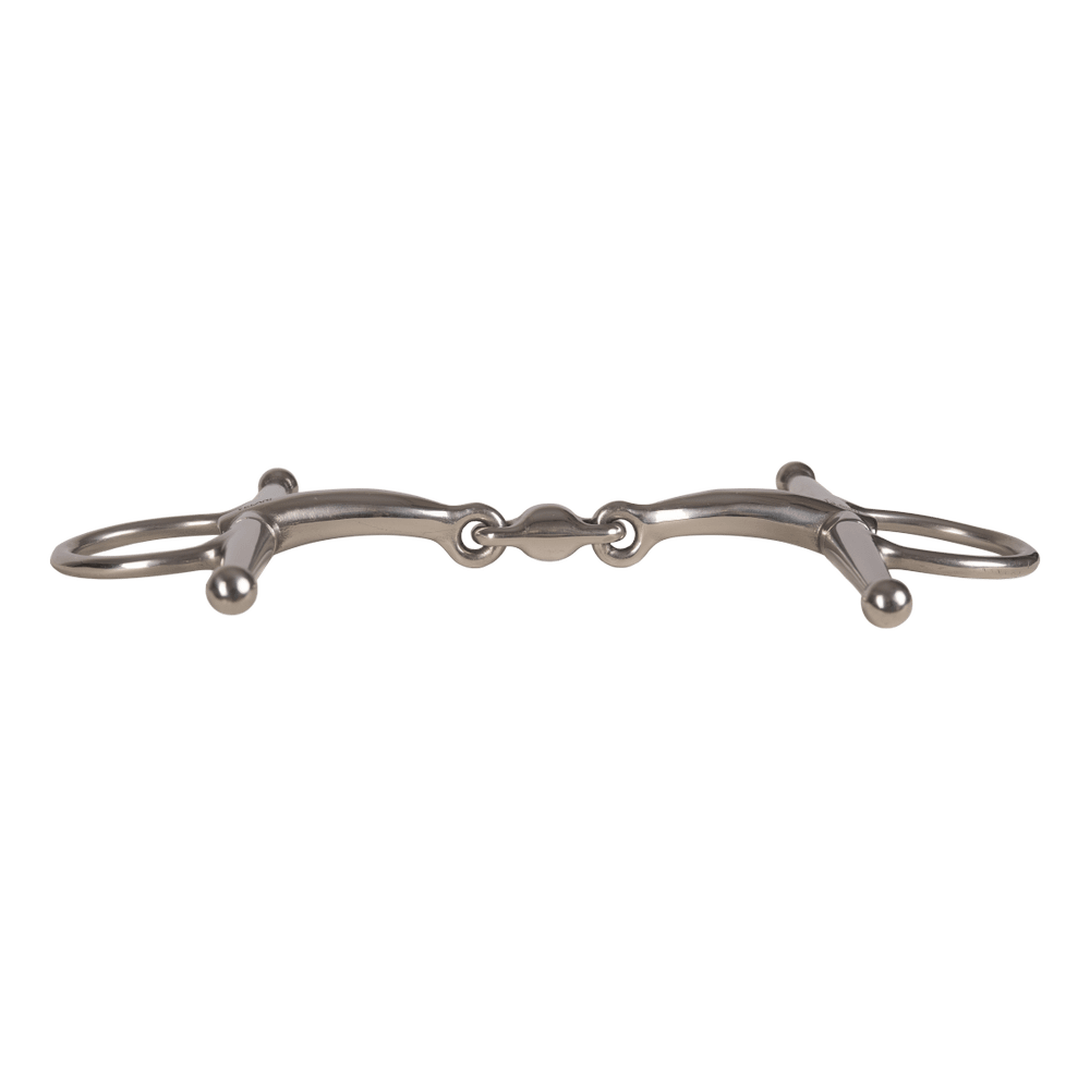 Doppelt Gebrochene Schenkeltrense Edelstahl