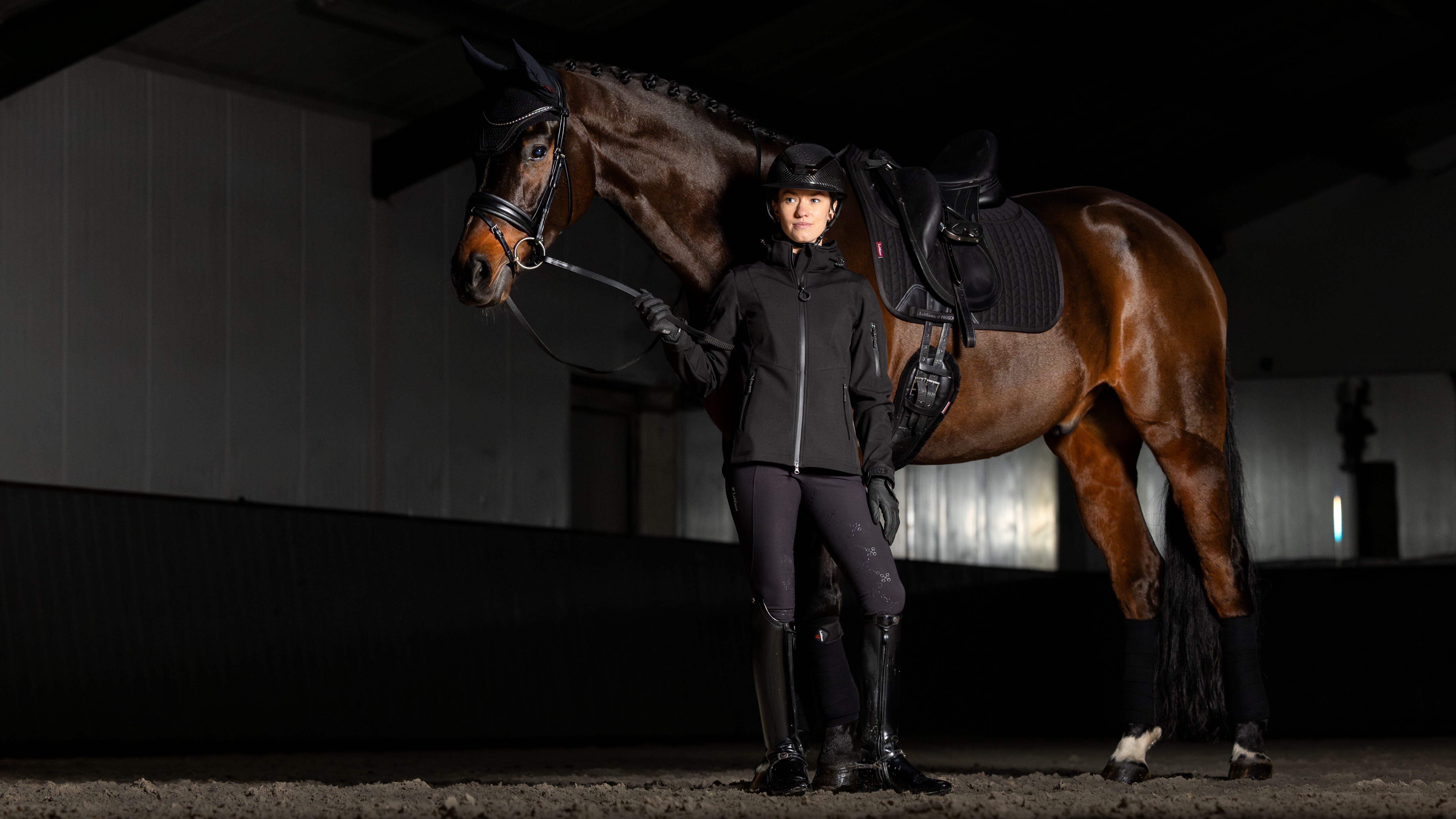 Prosorb dressuurzadeldek met 2 inlegzakken