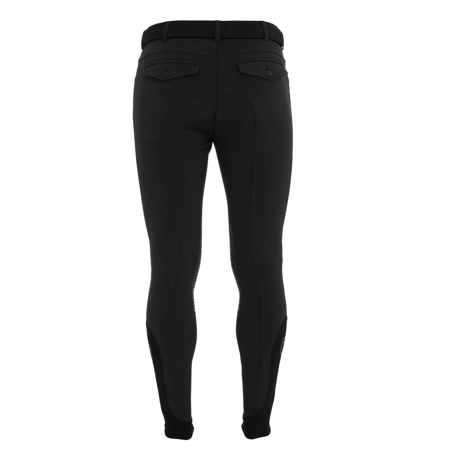 Herren-Reithose Slim Fit mit Kniebesatz