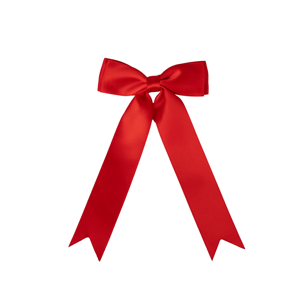 Rotes Band mit Clip