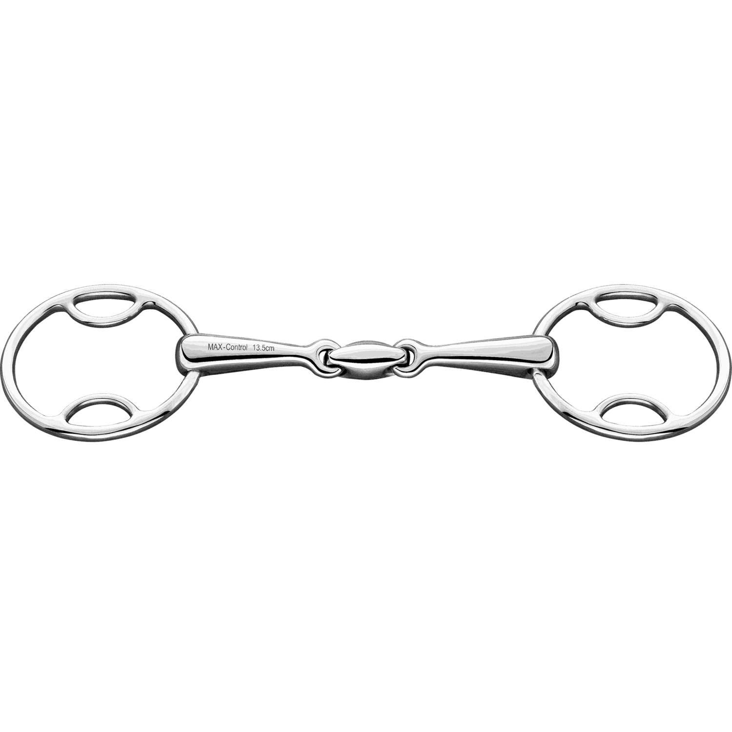 MAX-Control 3-TYPE-Trense 16 mm mit Stangenwirkung - Edelstahl rostfrei