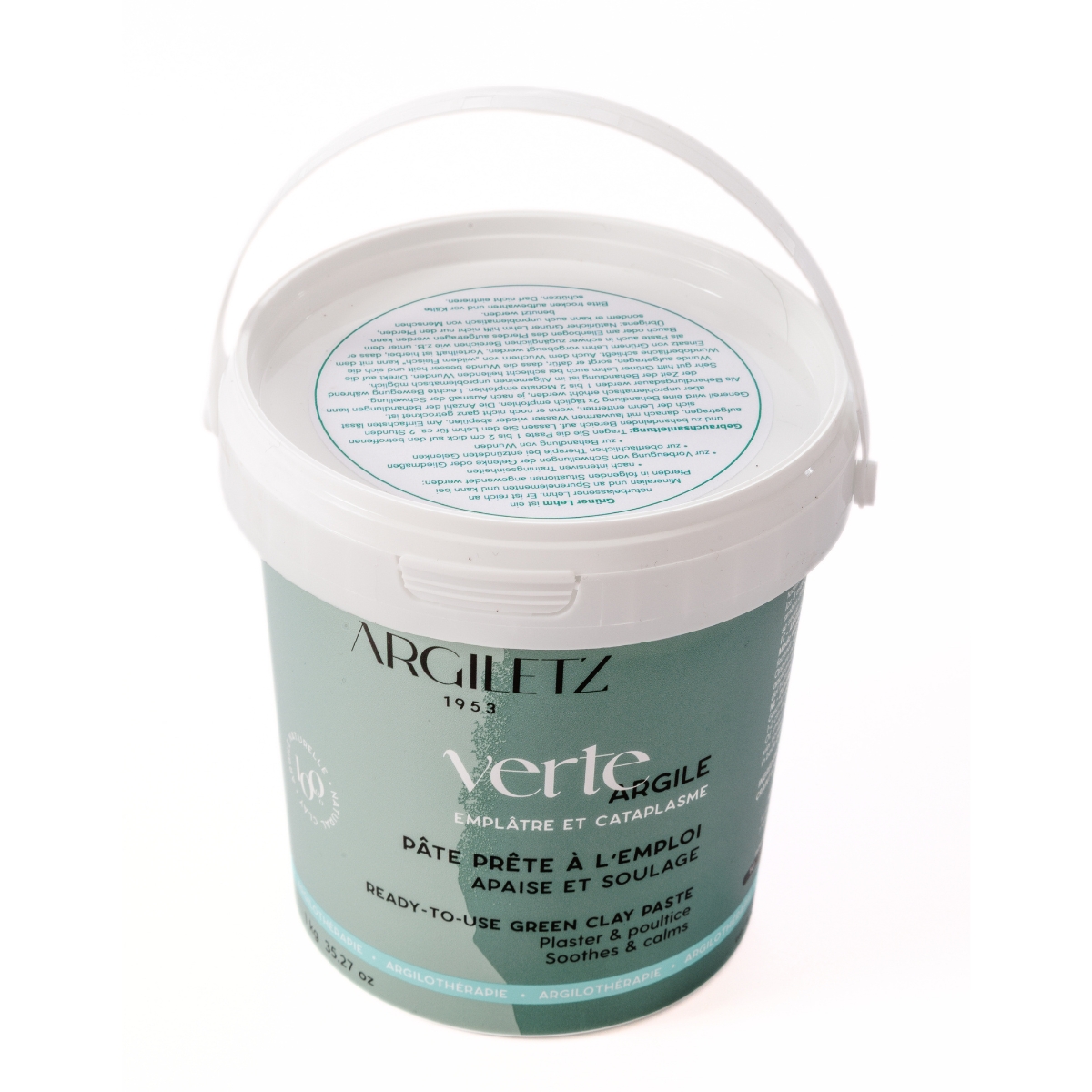Grüner Lehm by "argiletz" Paste 1 Kg