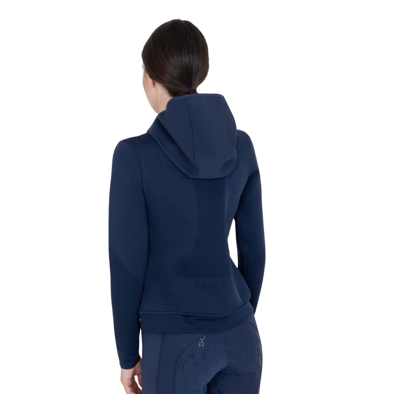 Technisches Kapuzensweatshirt für Damen mit Micro-Mesh-Einsätzen