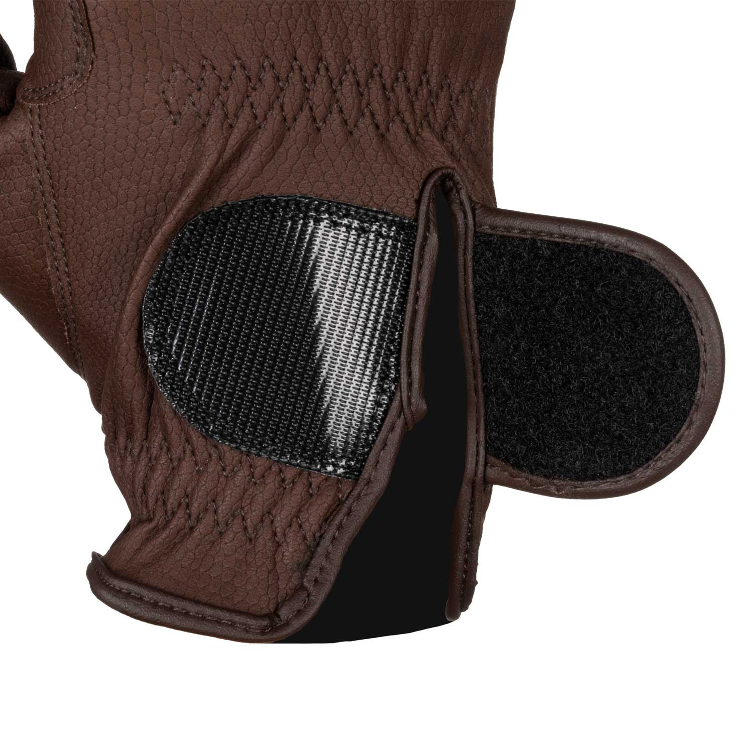 Unisex-Handschuhe aus Kunstleder mit Abreißverschluss