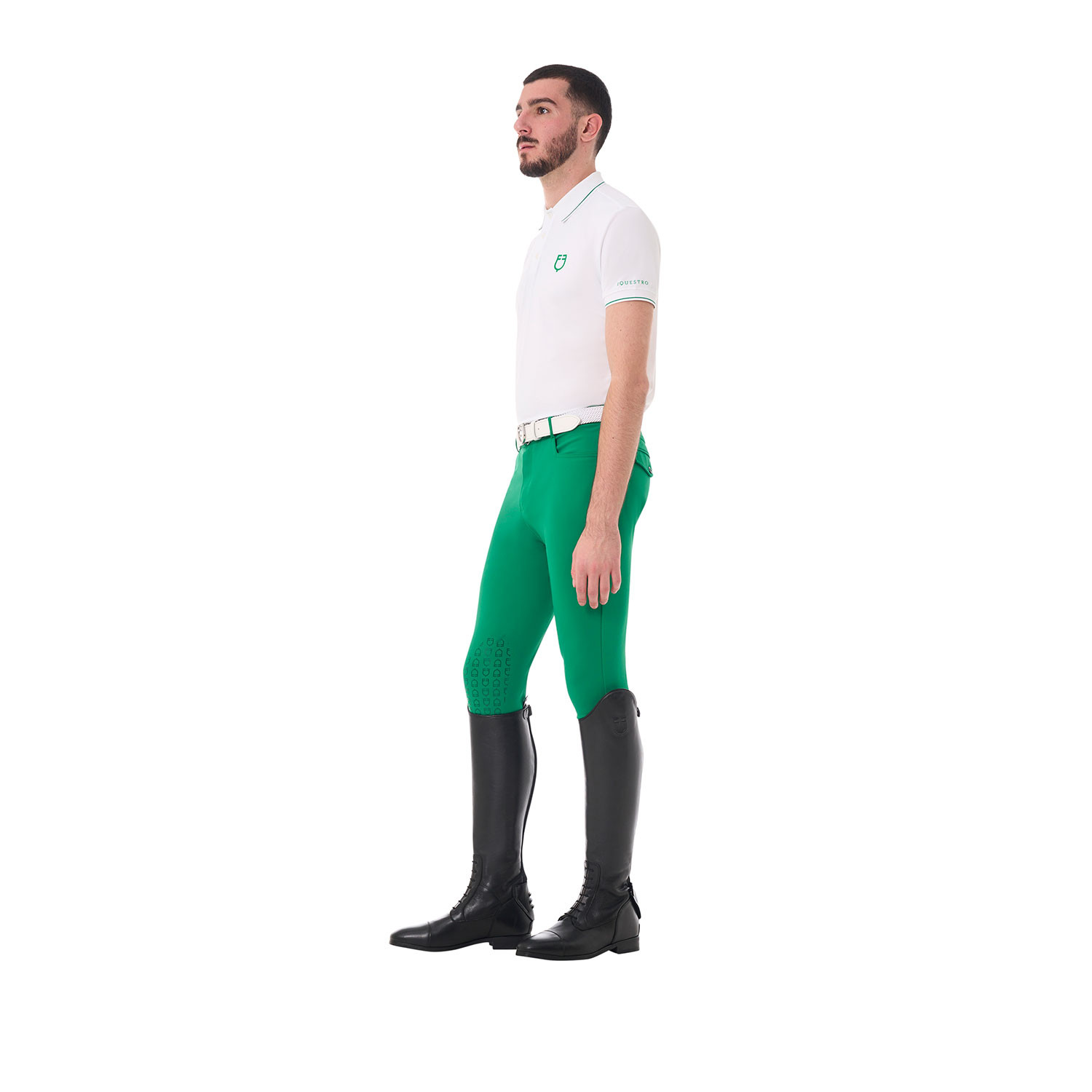 Herren-Trainingspolo mit kontrastierenden Details