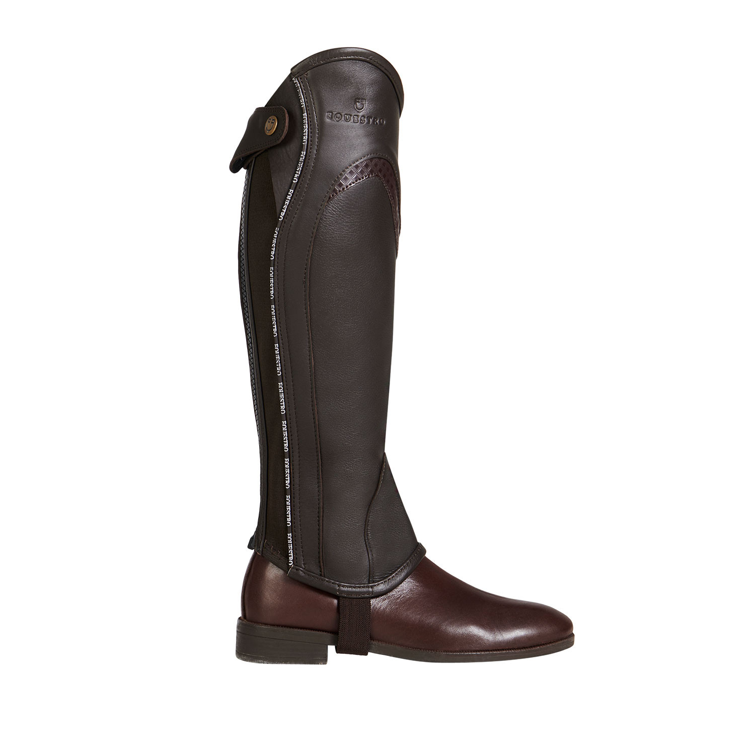 Unisex-Lederstiefeletten mit Kontrastprofil