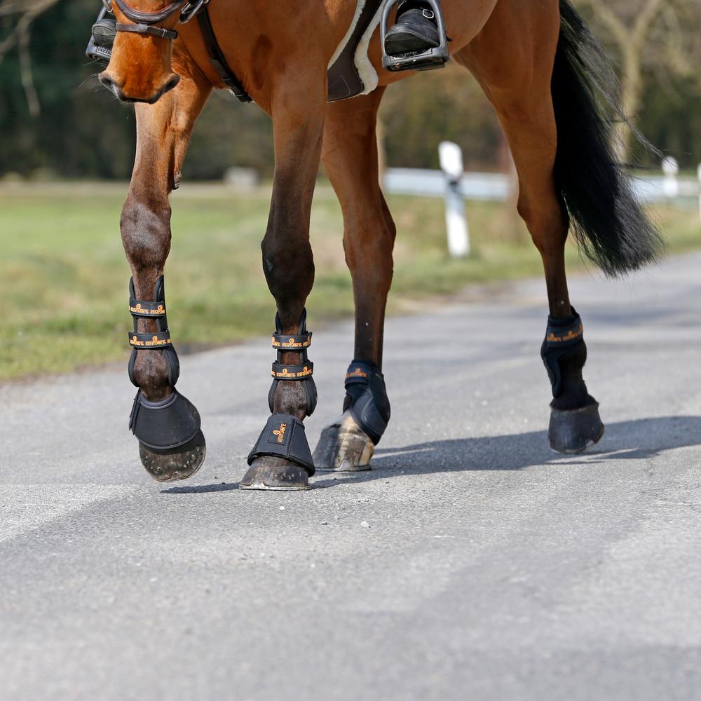 Leather bell boots