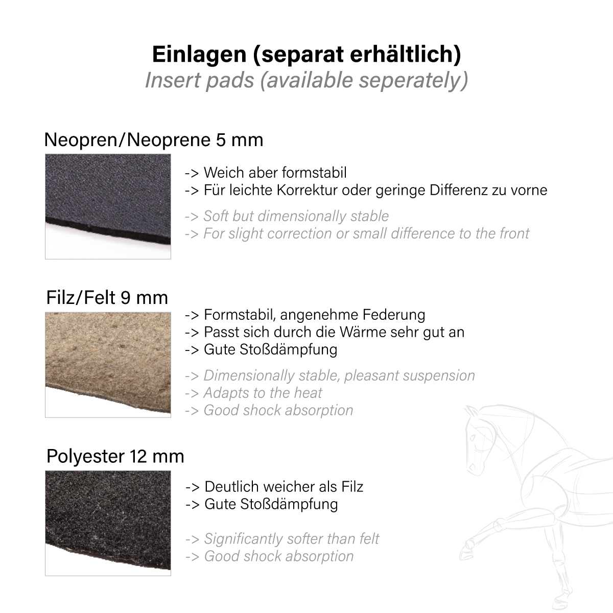 Korrekturunterlage mouton-innenliegendeTaschen