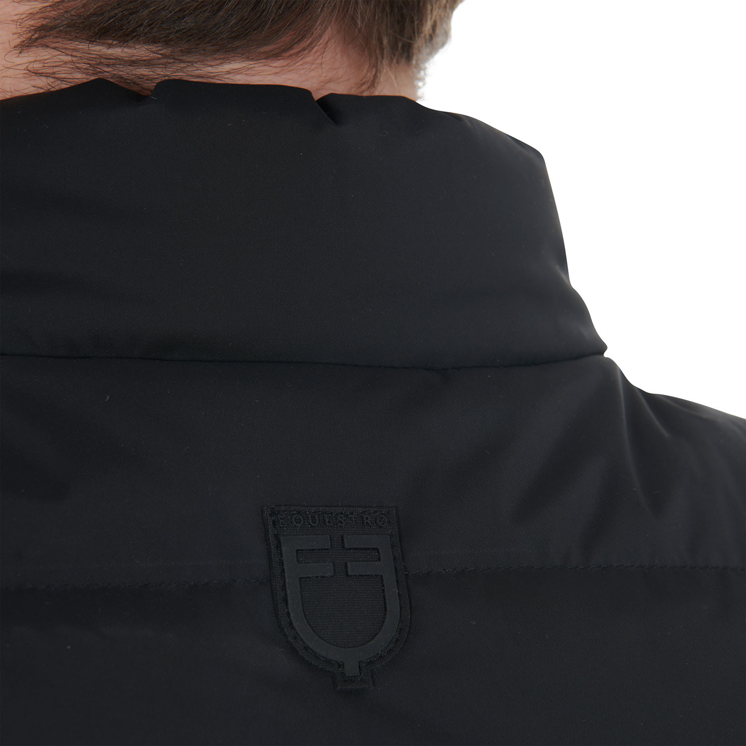 Herrenweste aus Stretchmaterial mit Silikon-Patch