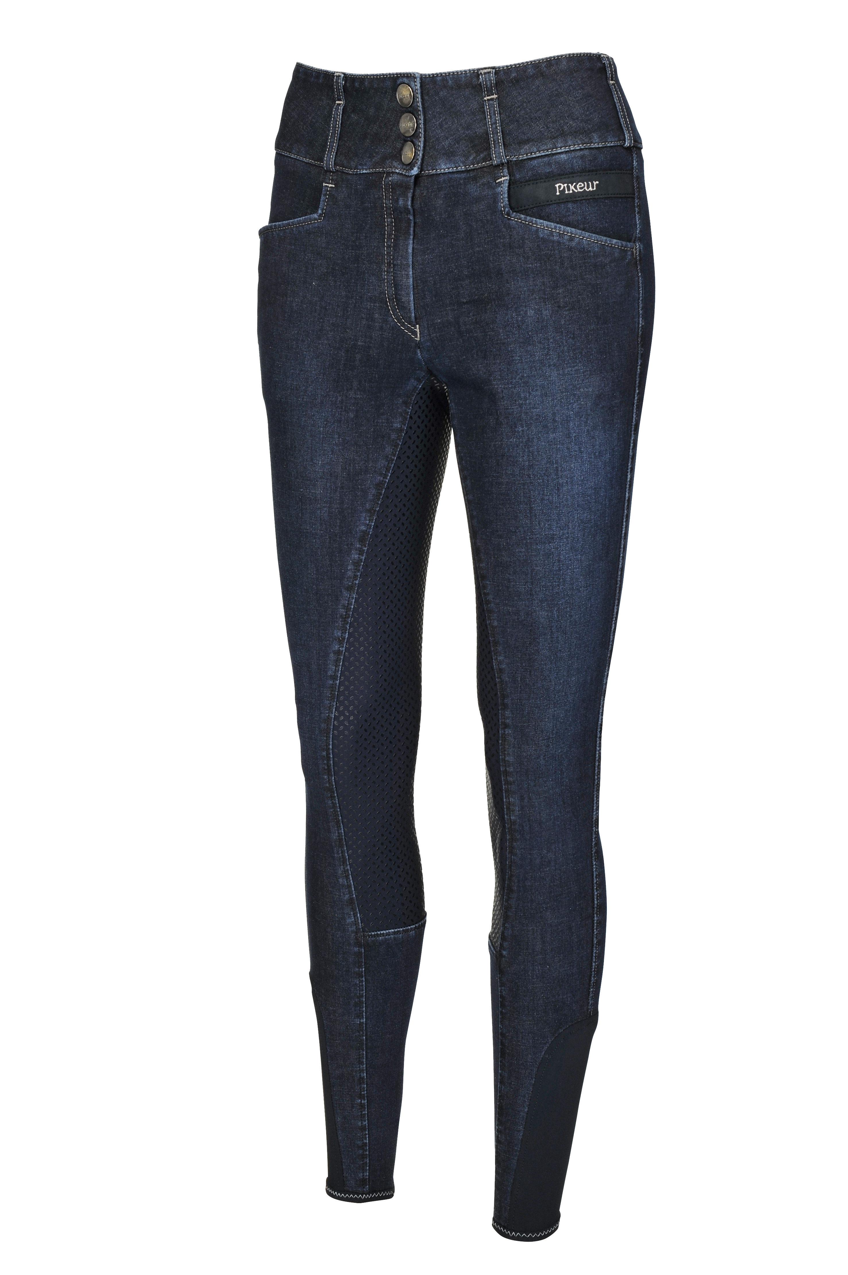 Reithose Damen Candela Jeans Vollgrip