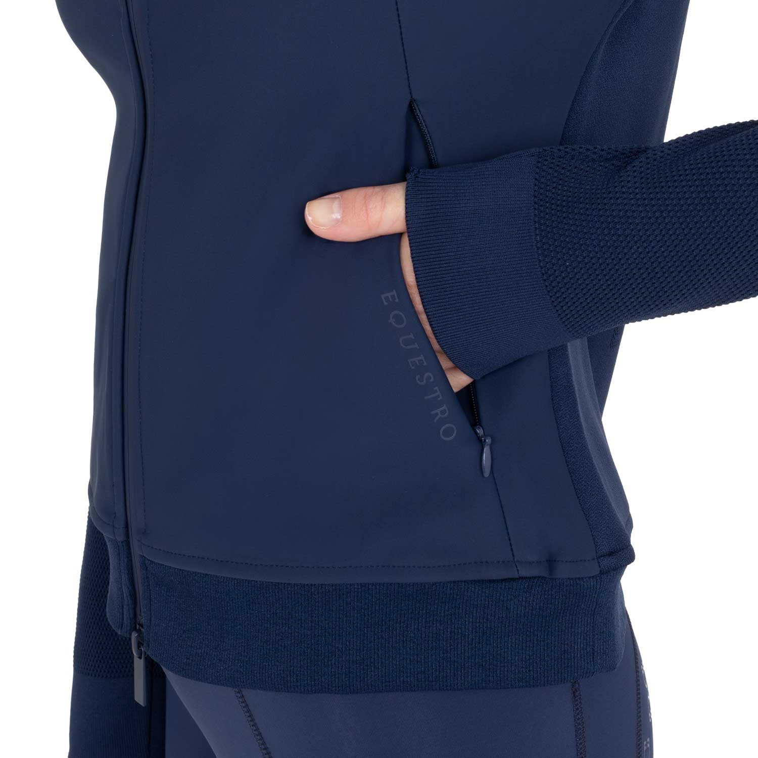 Technisches Kapuzensweatshirt für Damen mit Micro-Mesh-Einsätzen