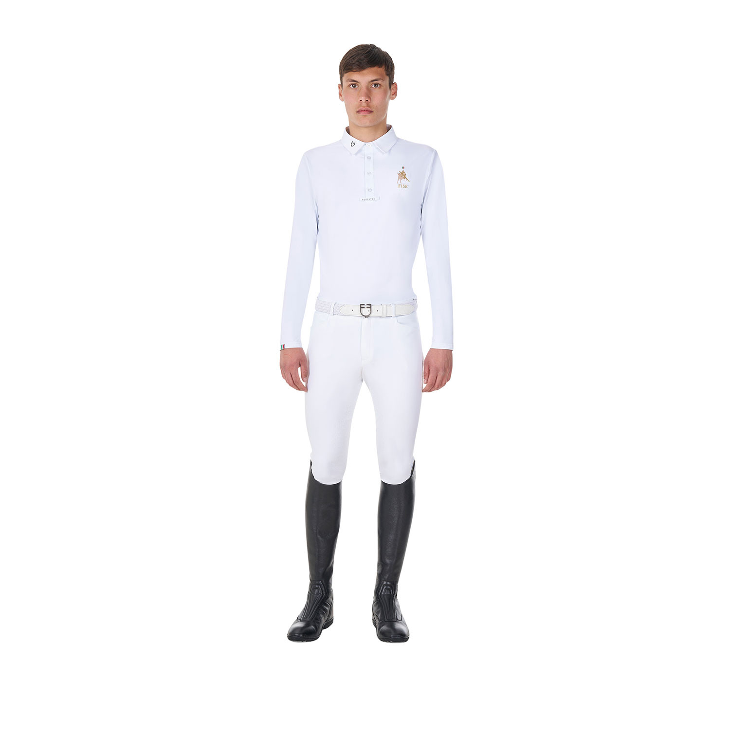 Langärmeliges Herren-Turnier-Poloshirt X FISE