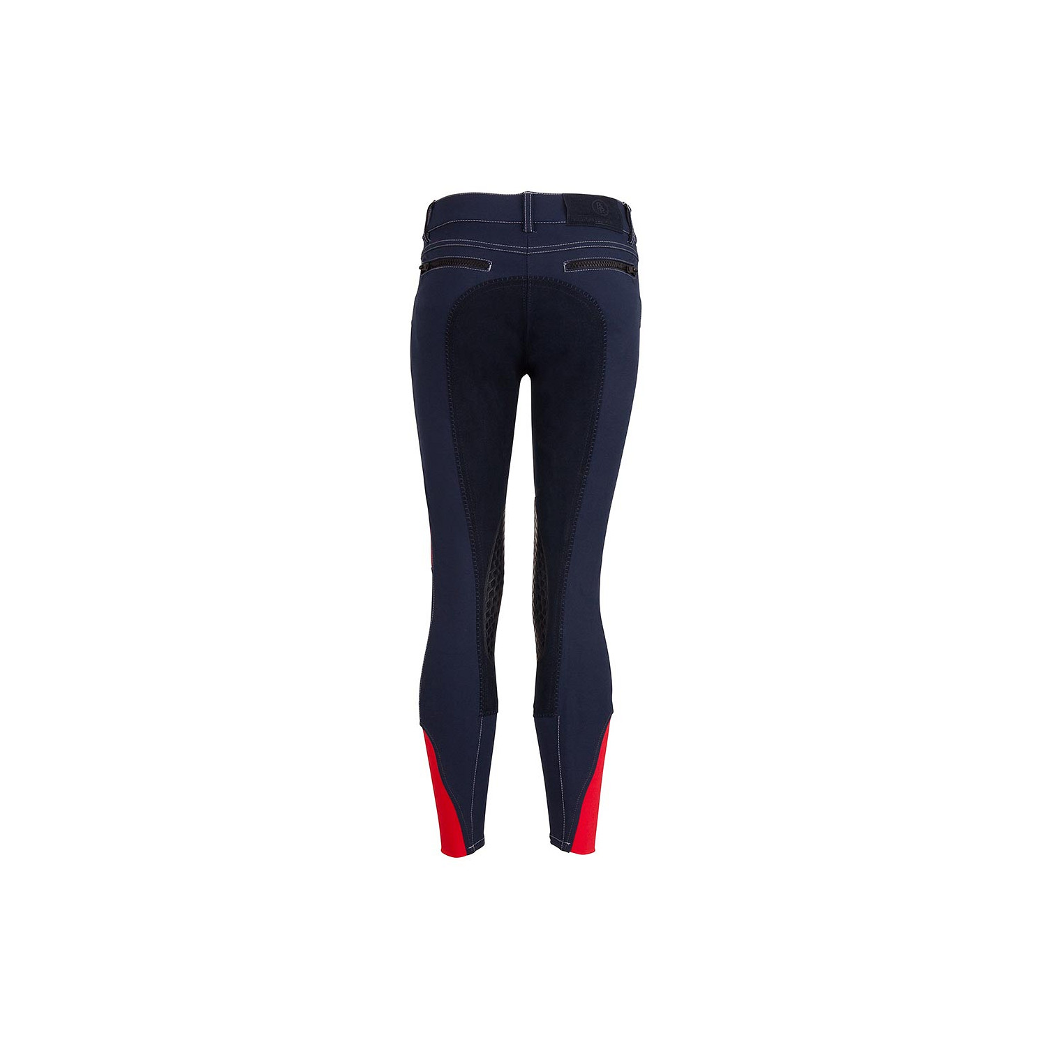 Reithose Mika Kinder Microfaserbesatz mit Kniebesatz aus Silikon in Navy