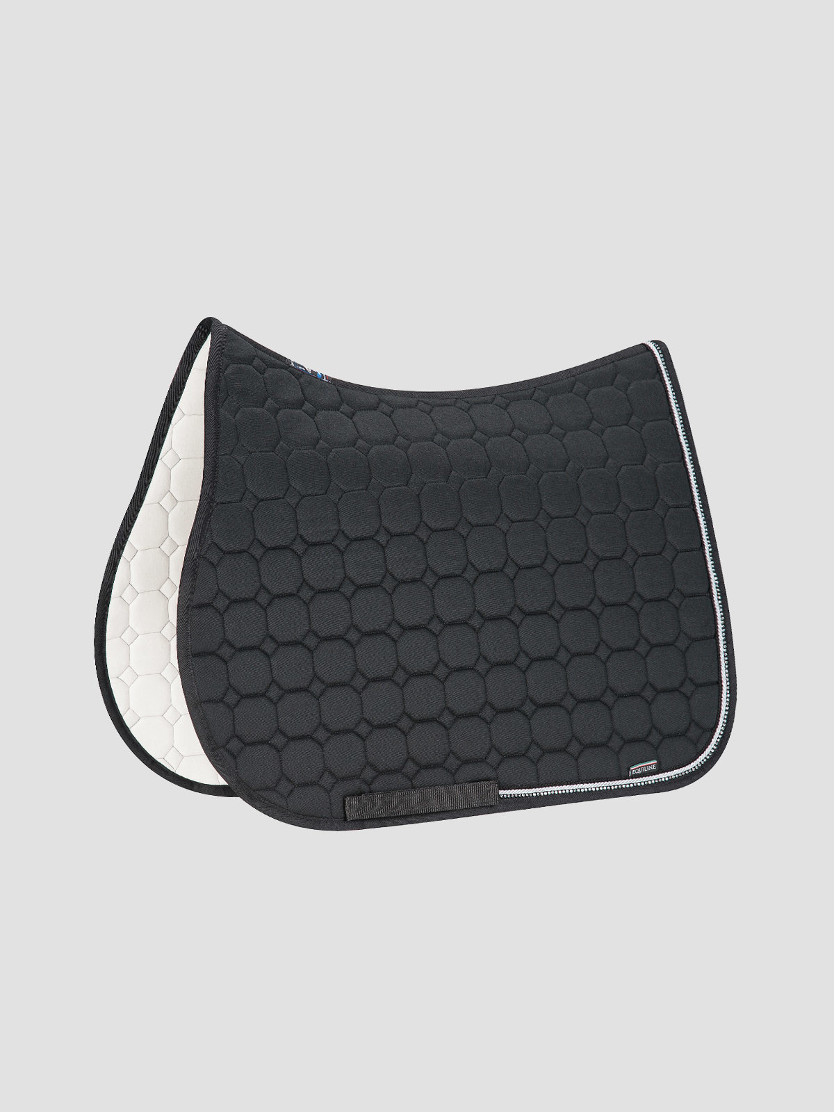 Rio saddle pad - Octagon with rhinestone trim