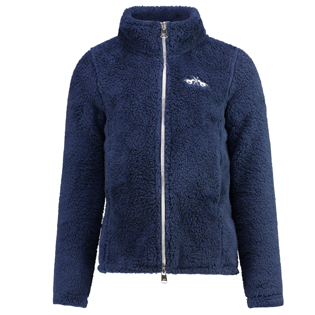 Kids' Happy Family fleece jacket in navy
