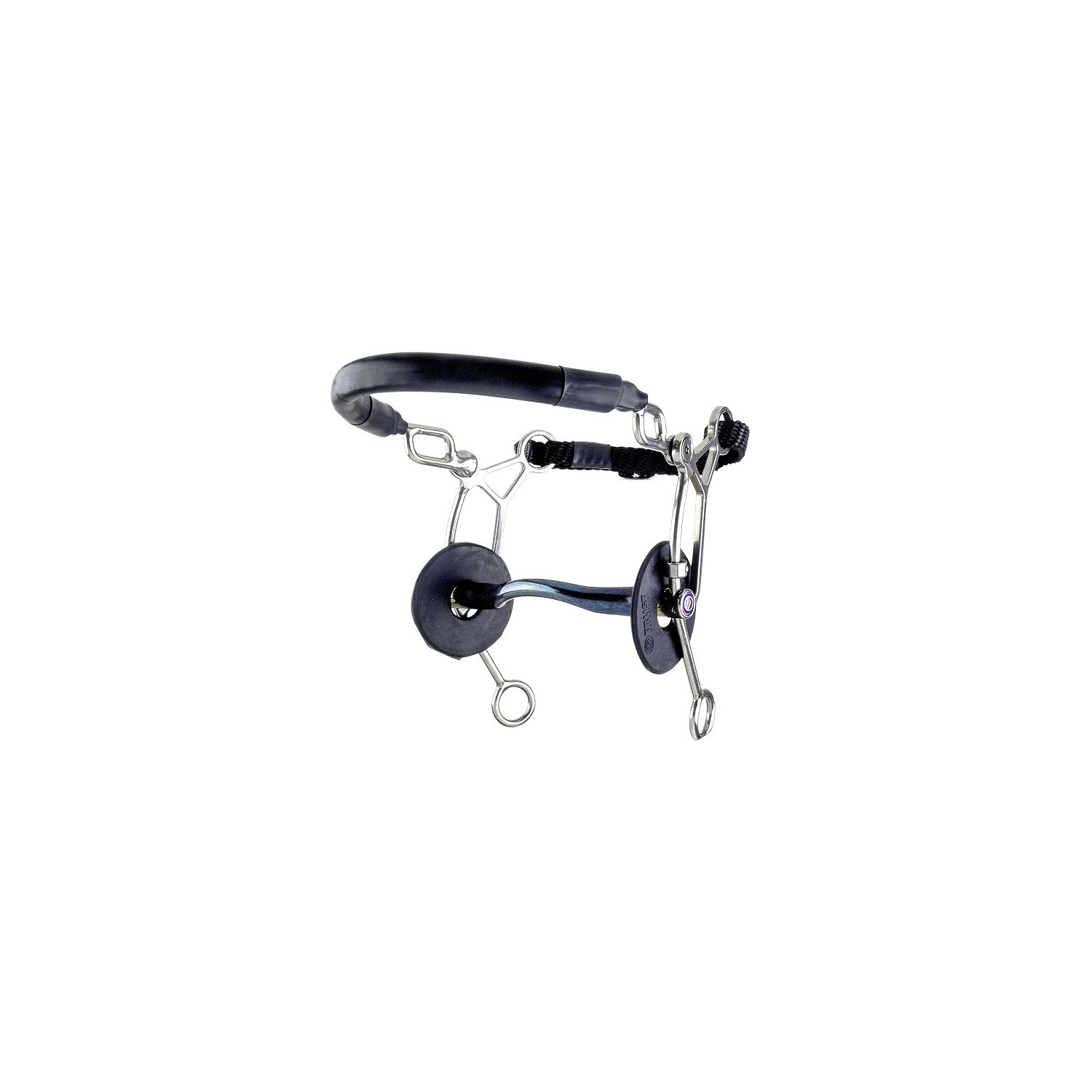 Sweet Iron Hackamore Kombi long-mittel Zungenfreiheit-16 in blau