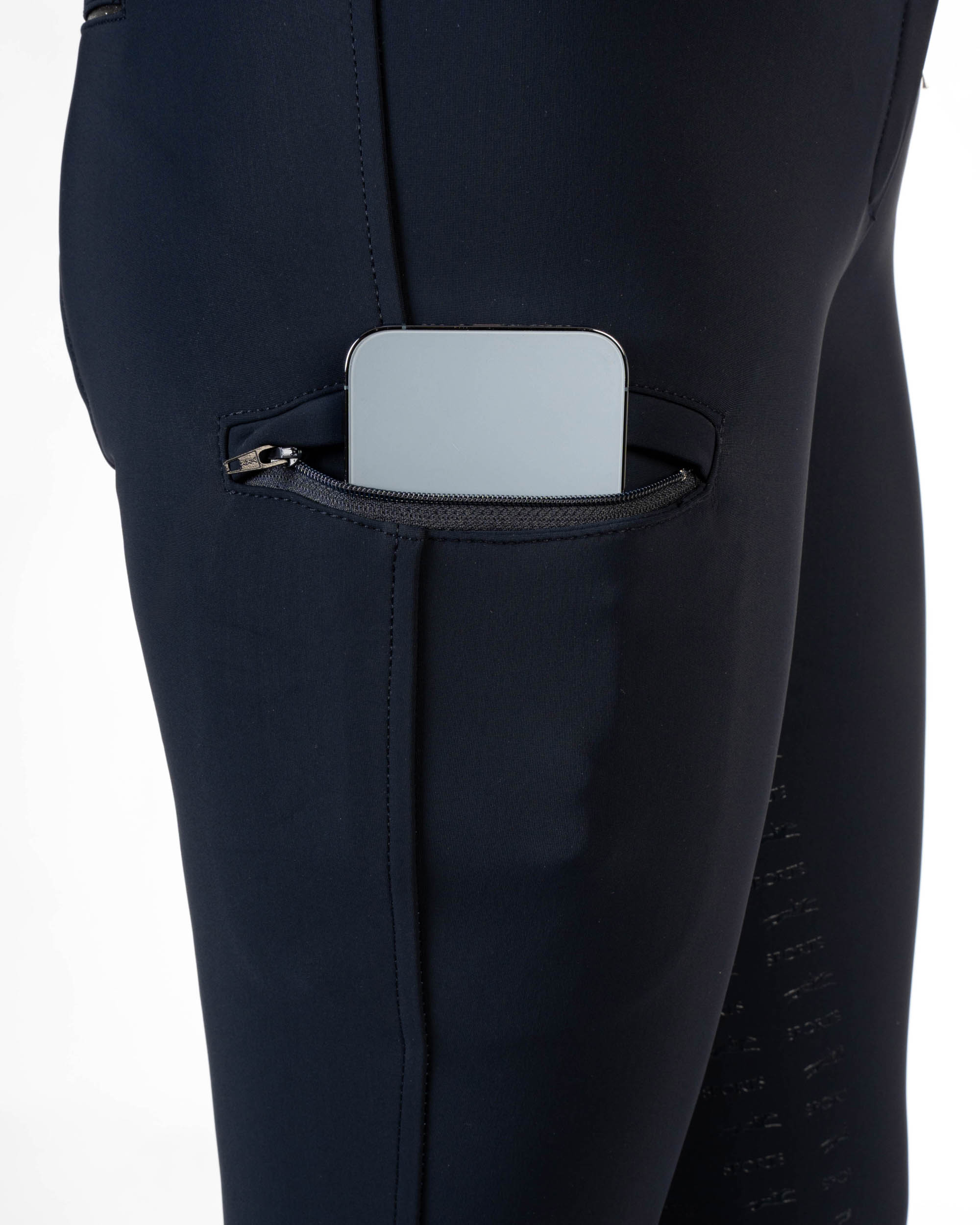 Reithose Damen Winter Heather Vollgrip  in true navy