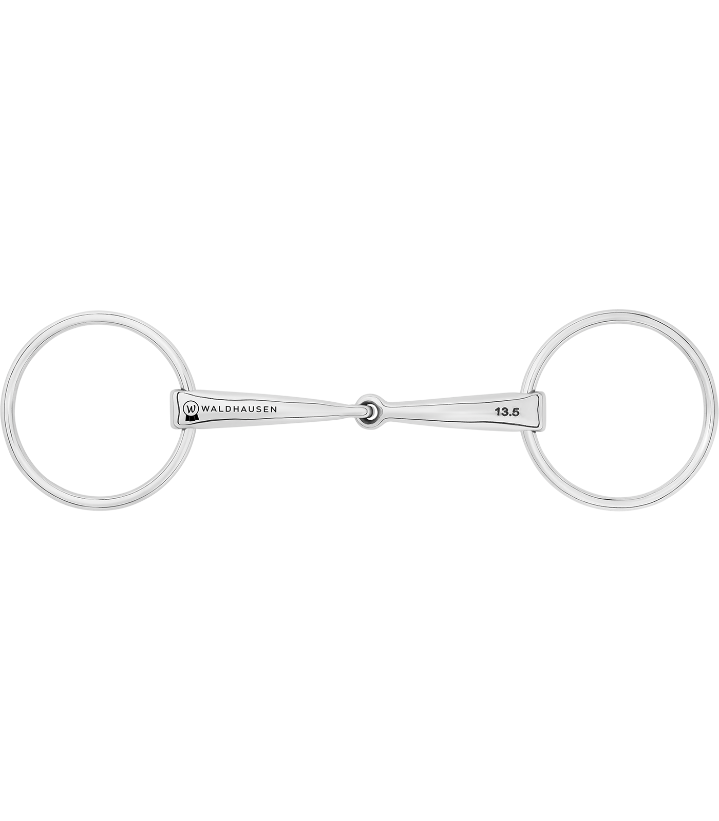 Mors de filet ergonomique, brisure simple