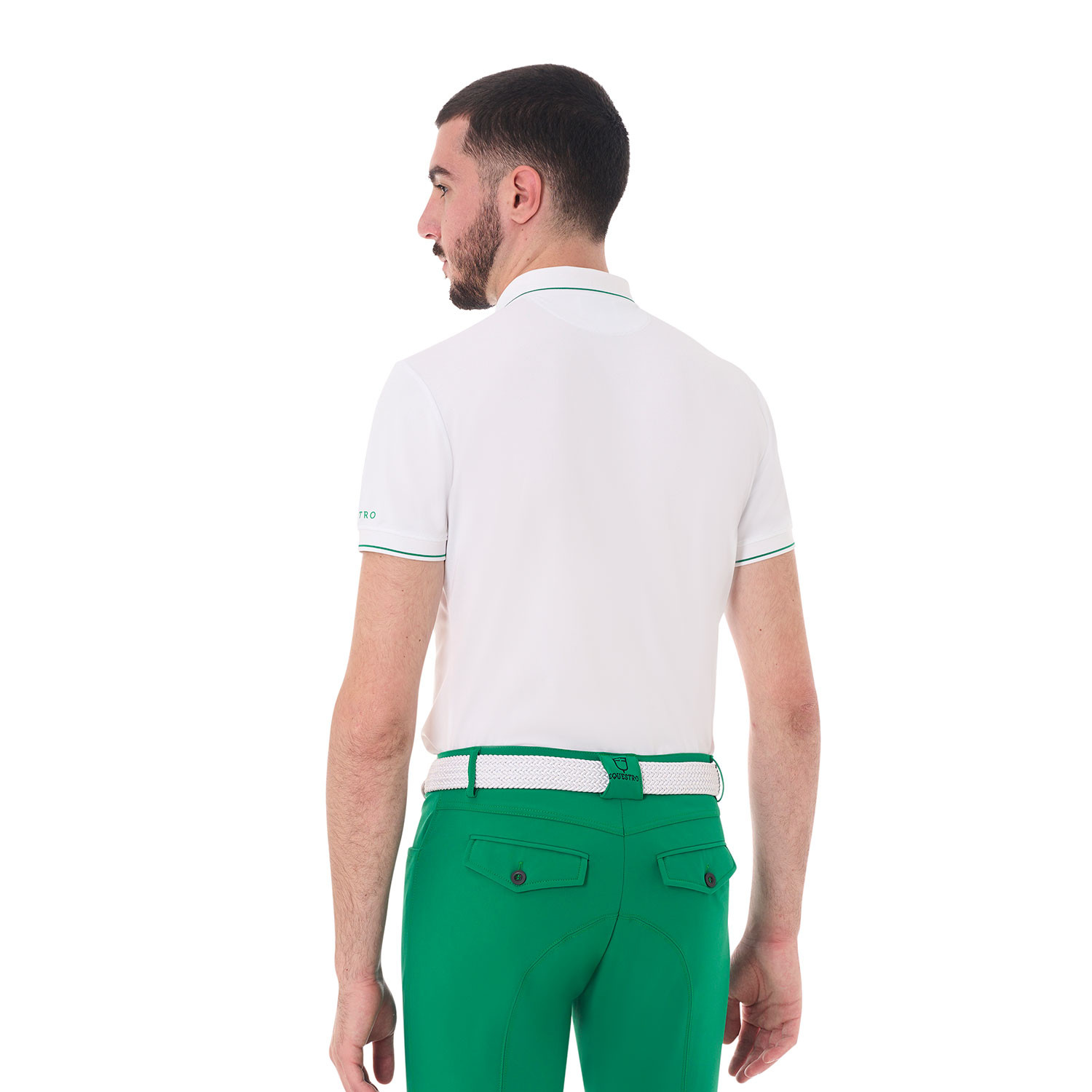 Herren-Trainingspolo mit kontrastierenden Details