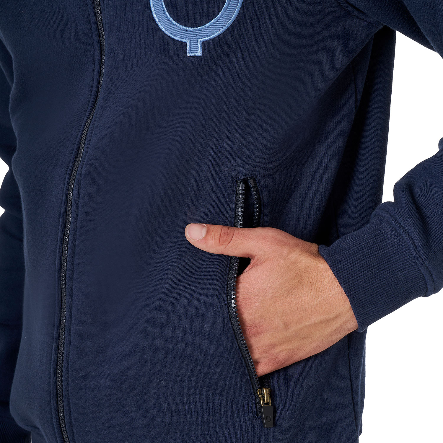 EQ Hoodie mit Frontreißverschluss
