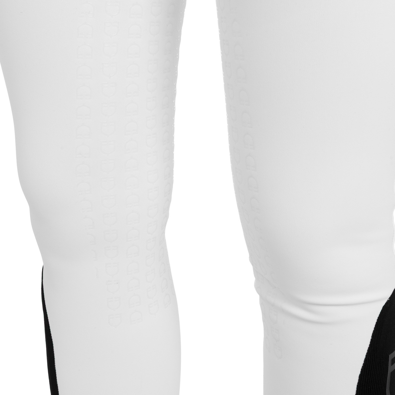 Pantalon d'équitation femme taille haute à fond intégral en tissu bi-stretch