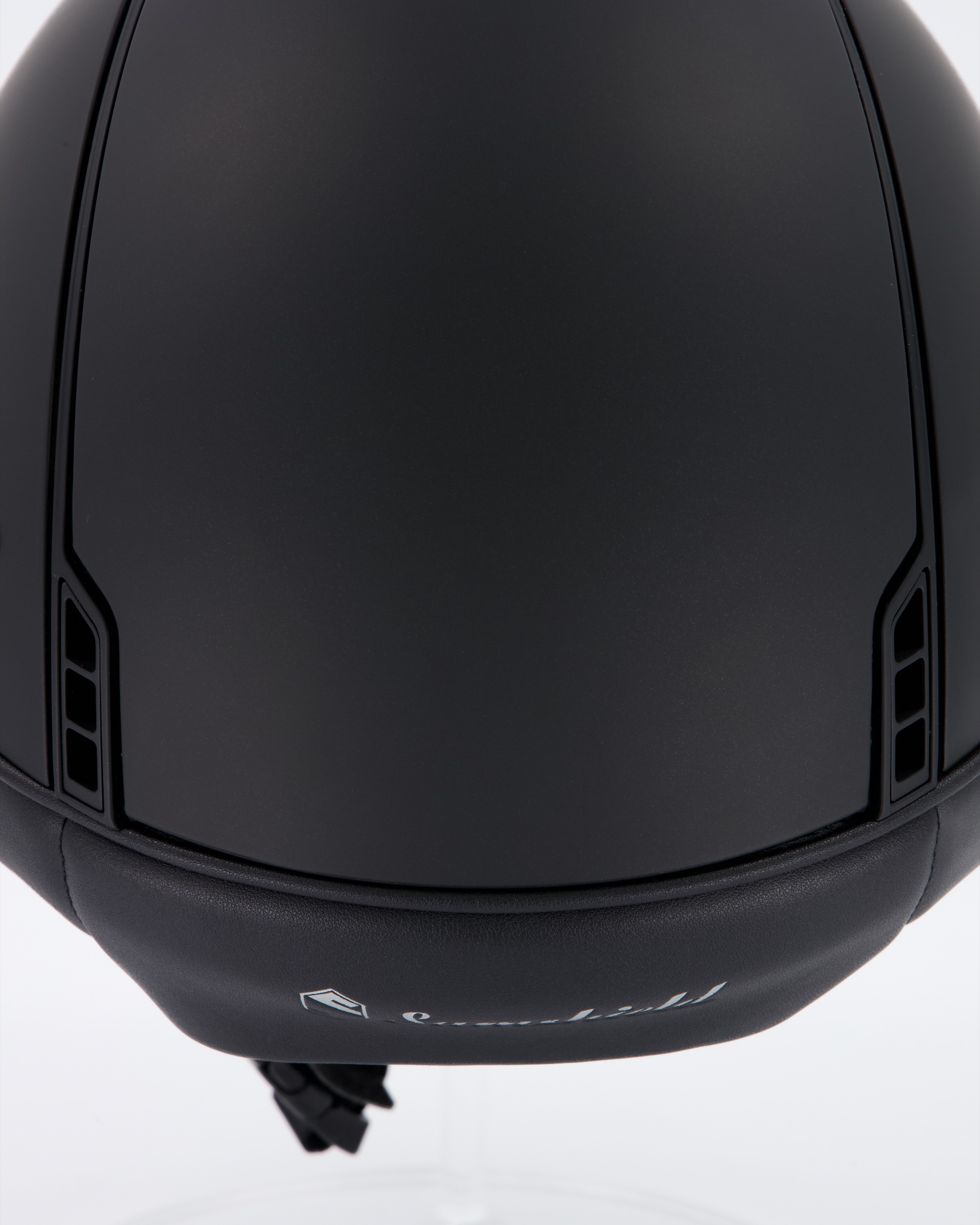 Reithelm Miss Shield Shadowmatt Black, Top u. Frontal Band Shadowmatt Black, Trim Matt Black, Blason Matt Black