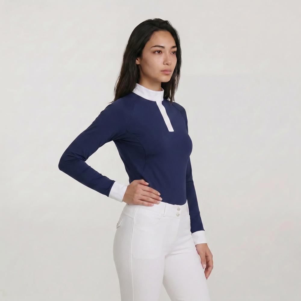 Turniershirt Damen Classic Lange Ärmeln