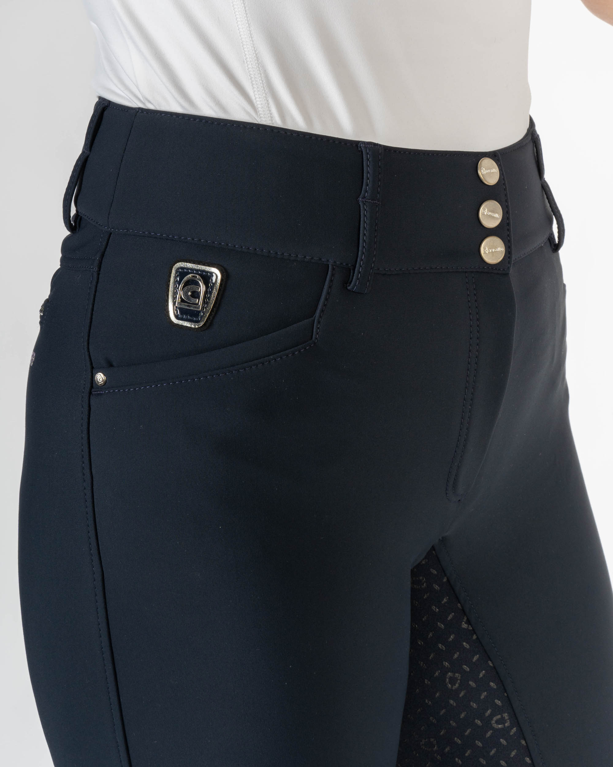 Riding breeches CAVALCeline full grip in darkblue