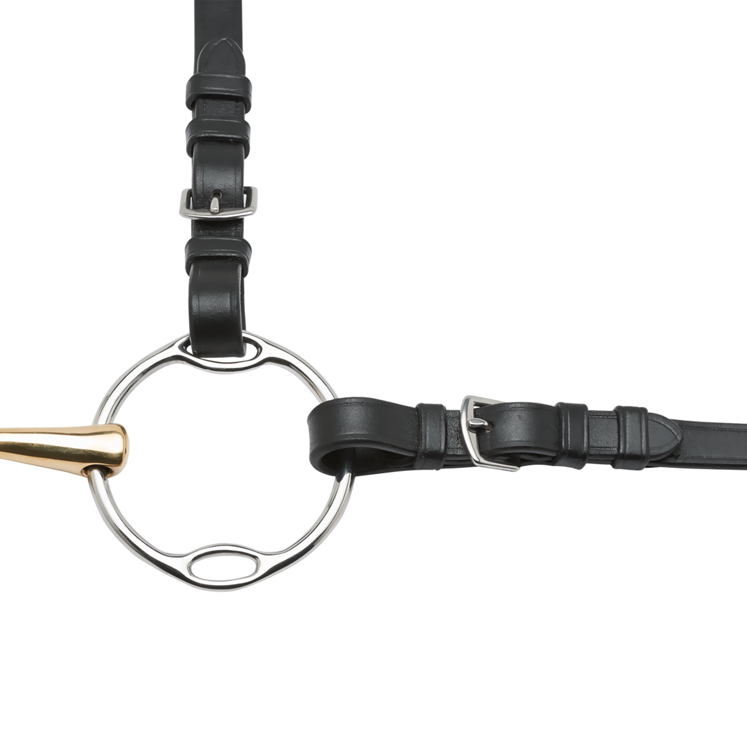 Mors simple Soft-Ring Kaugan®-Shaped, double brisure