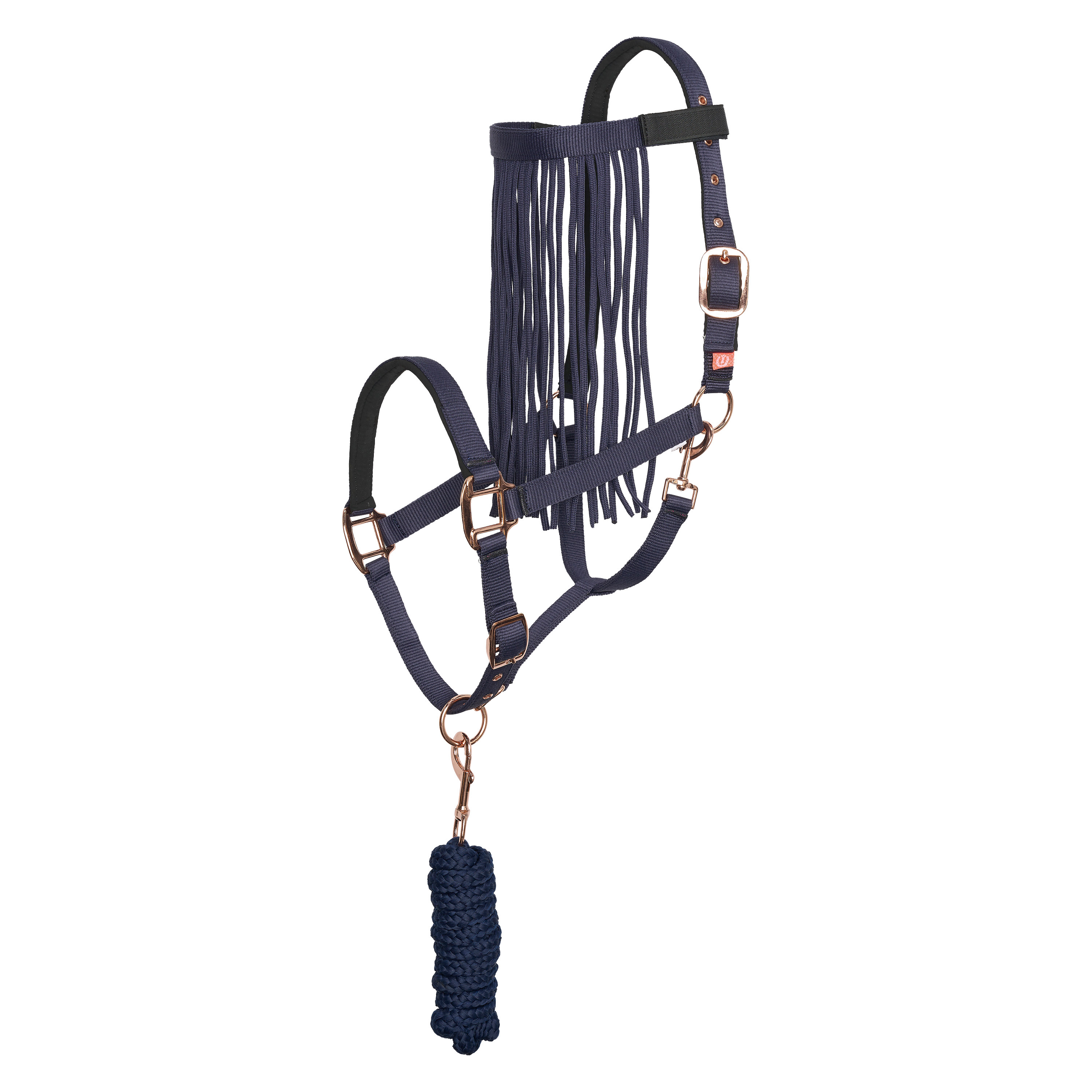Halfter Nylon mit Anbindestrick und Fliegenfransen