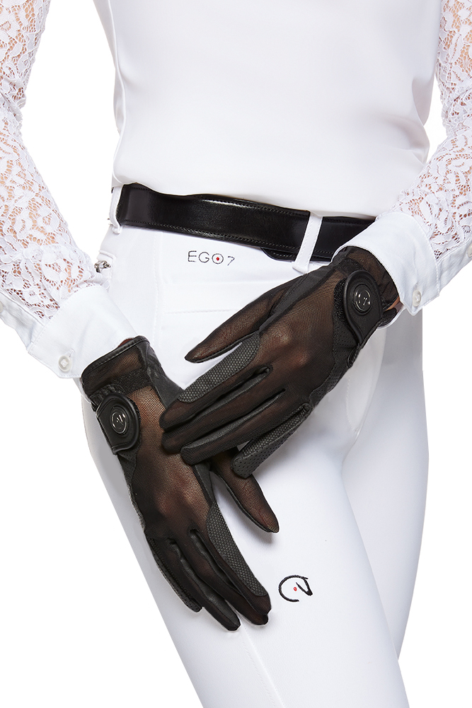 Ladies riding gloves Air in black