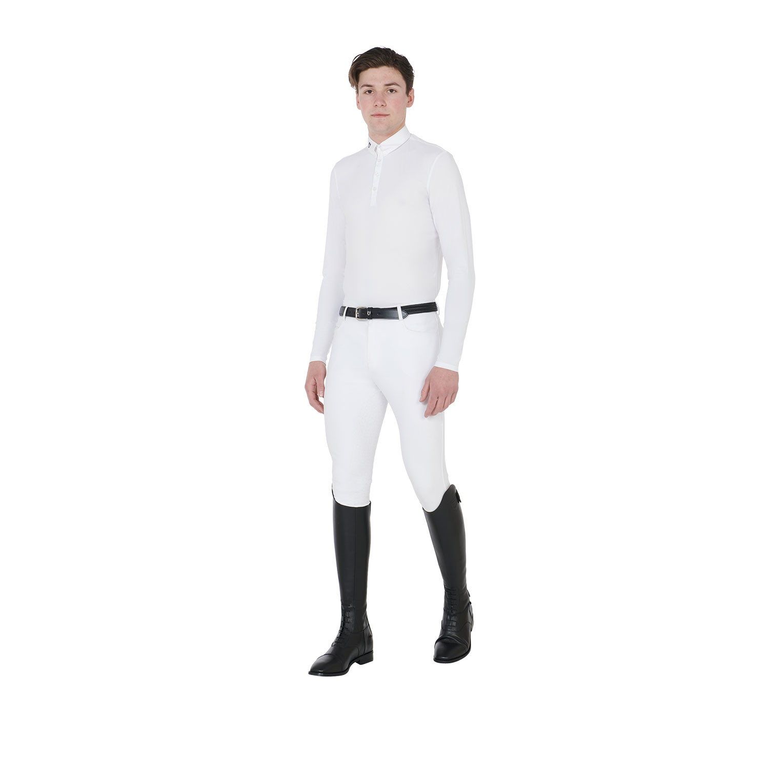Langarm-Turnier-Poloshirt für Herren