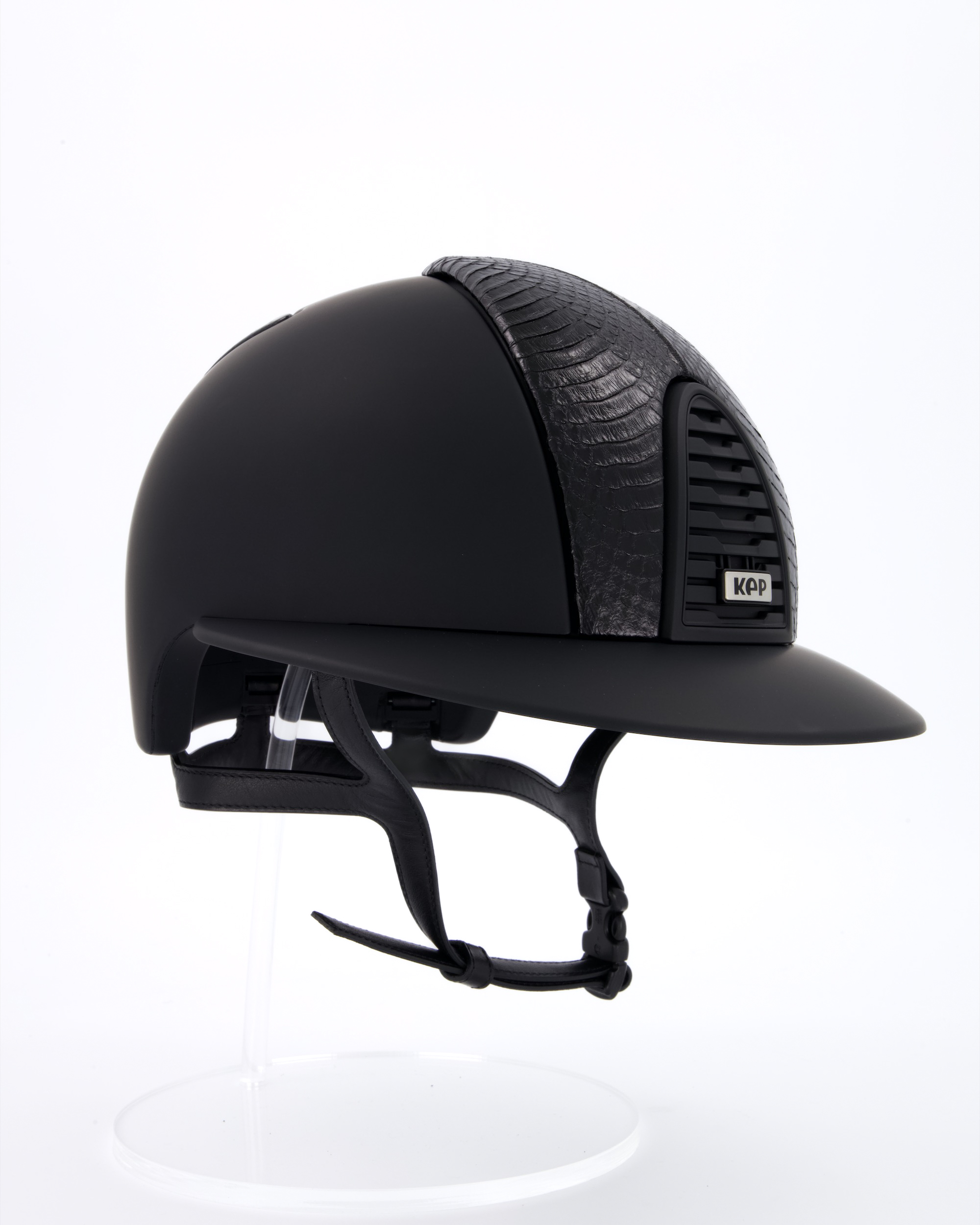 Reithelm Cromo 2.0 Polo Snake Matt in schwarz