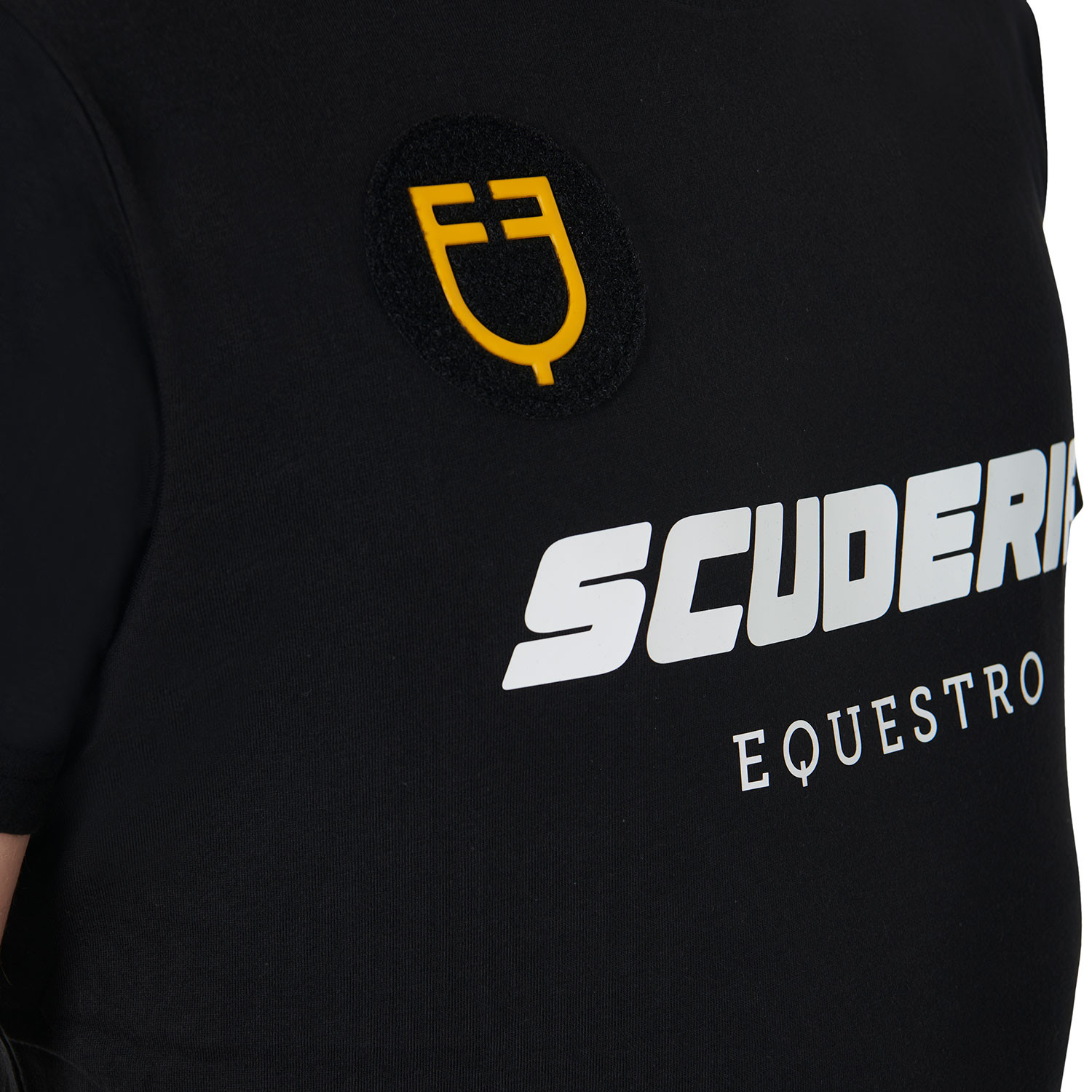Scuderia Herren-T-Shirt aus Stretch-Baumwolle