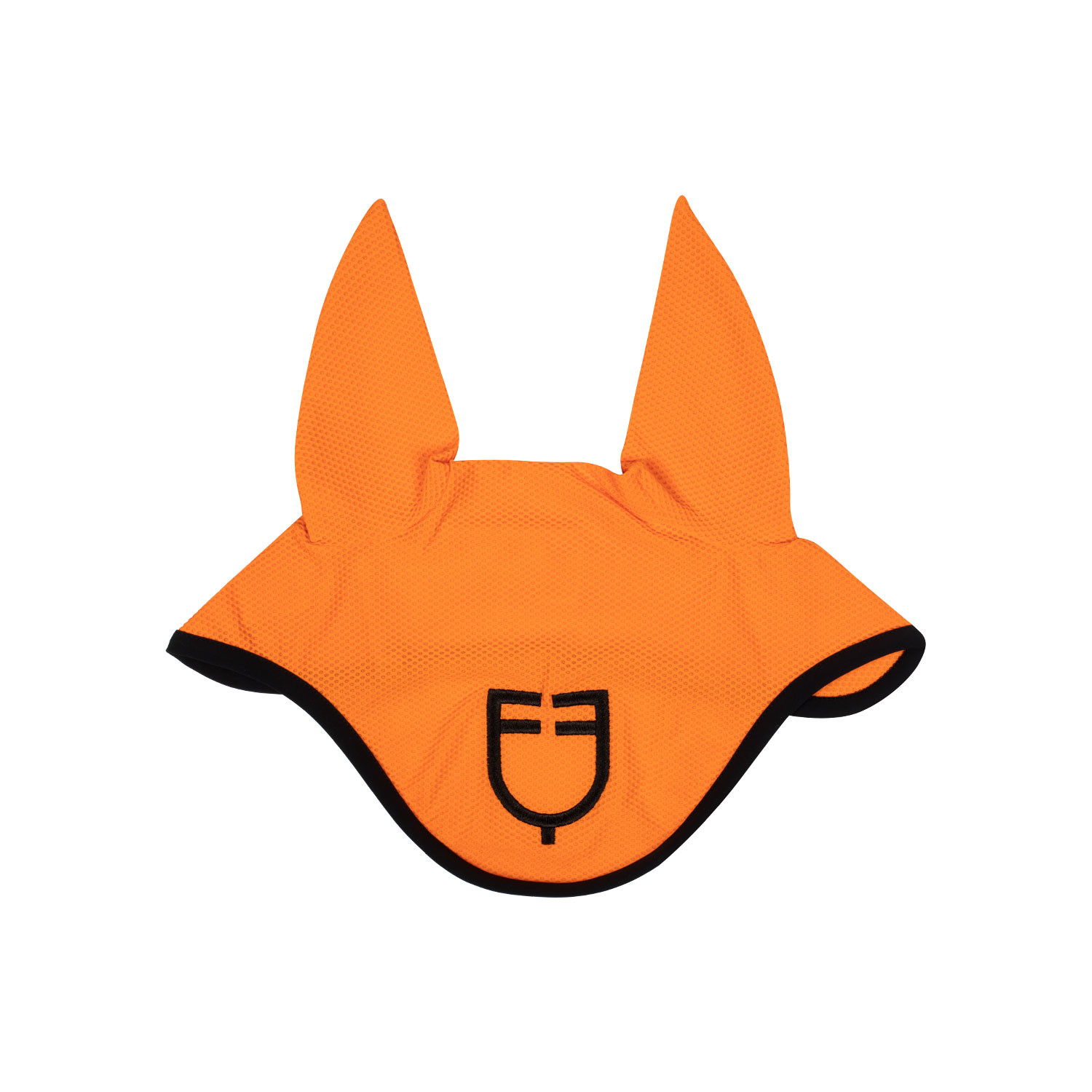 Fliegenhaube aus perforiertem Stoff mit Logo