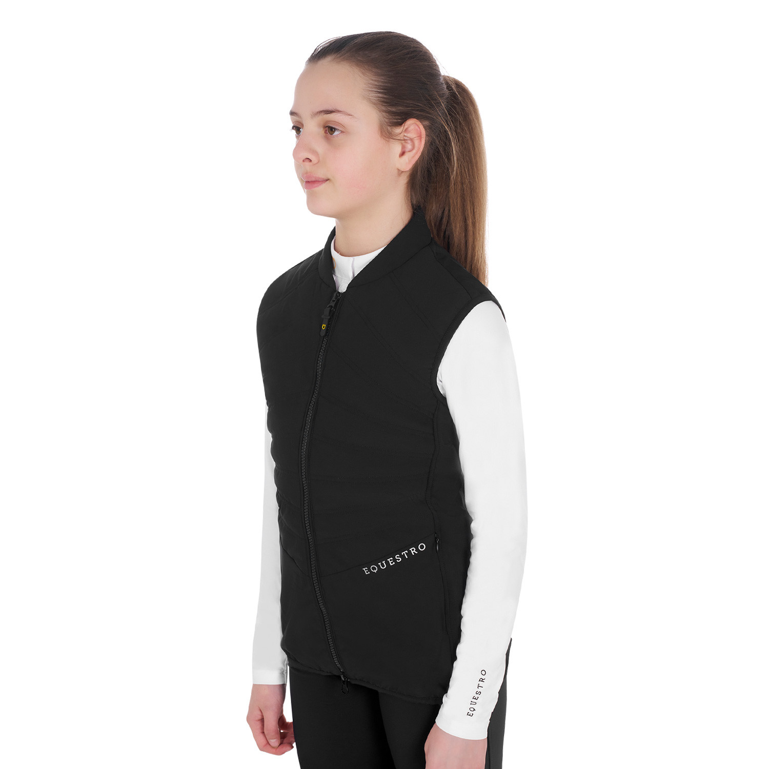 Mädchen-Weste Slim Fit aus Funktionsmaterial