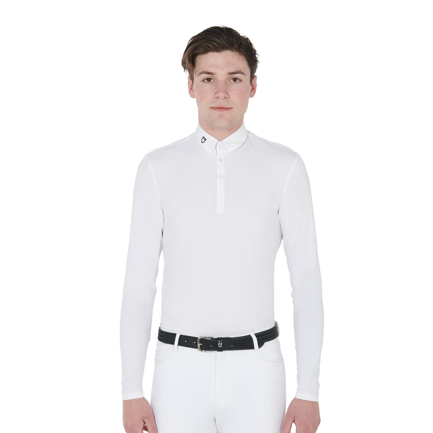 Langarm-Turnier-Poloshirt für Herren