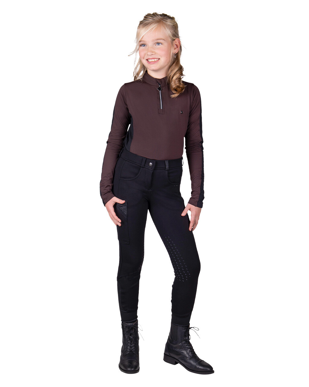 Riding breeches Kae Junior half seat