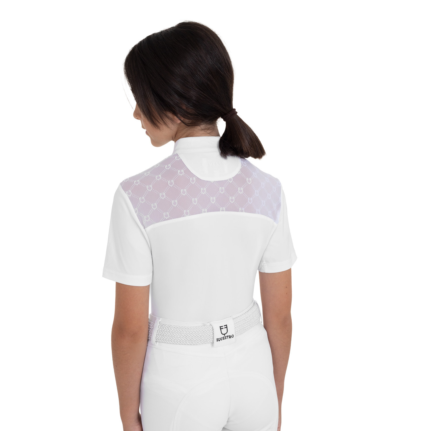 Mädchen-Turnierpolo mit Tüll
