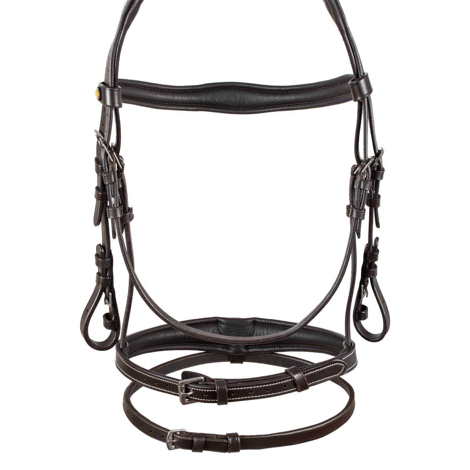Trense aus weichem, gestepptem Leder
