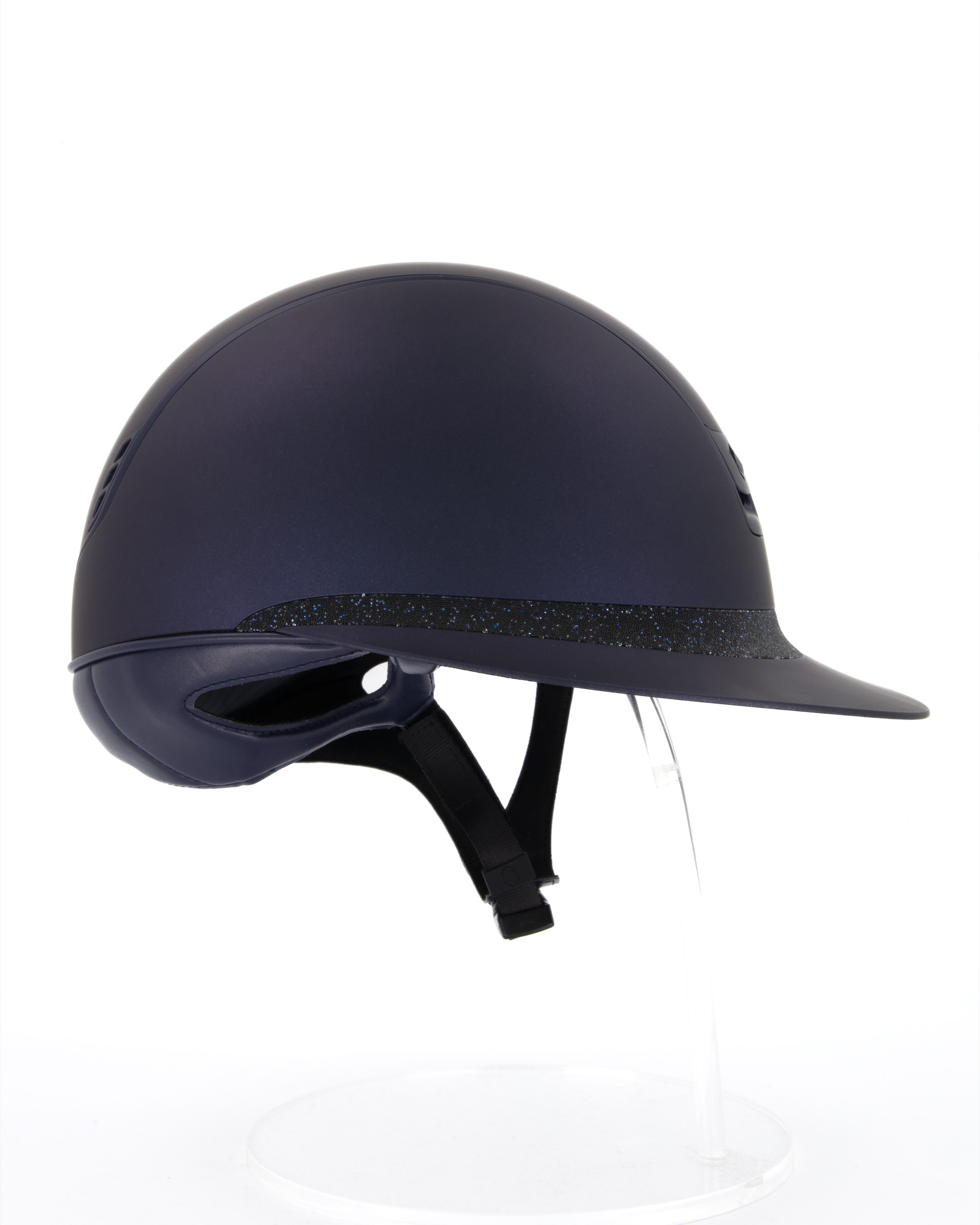 Reithelm 2.0 Miss Shield Shadowmatt Blue, Frontal Band Crystal Fabric Summer Nights, Trim u. Blason Shadowmatt blue