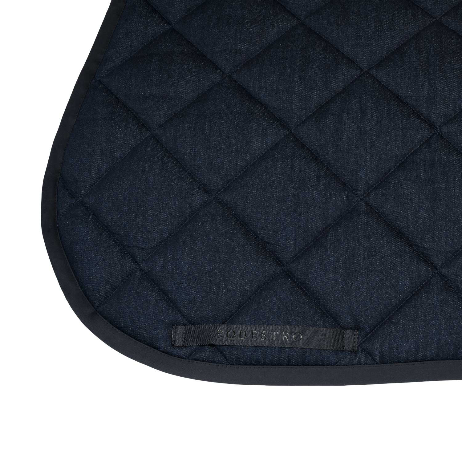 Springschabracke aus technischem Gewebe in Denim-Optik