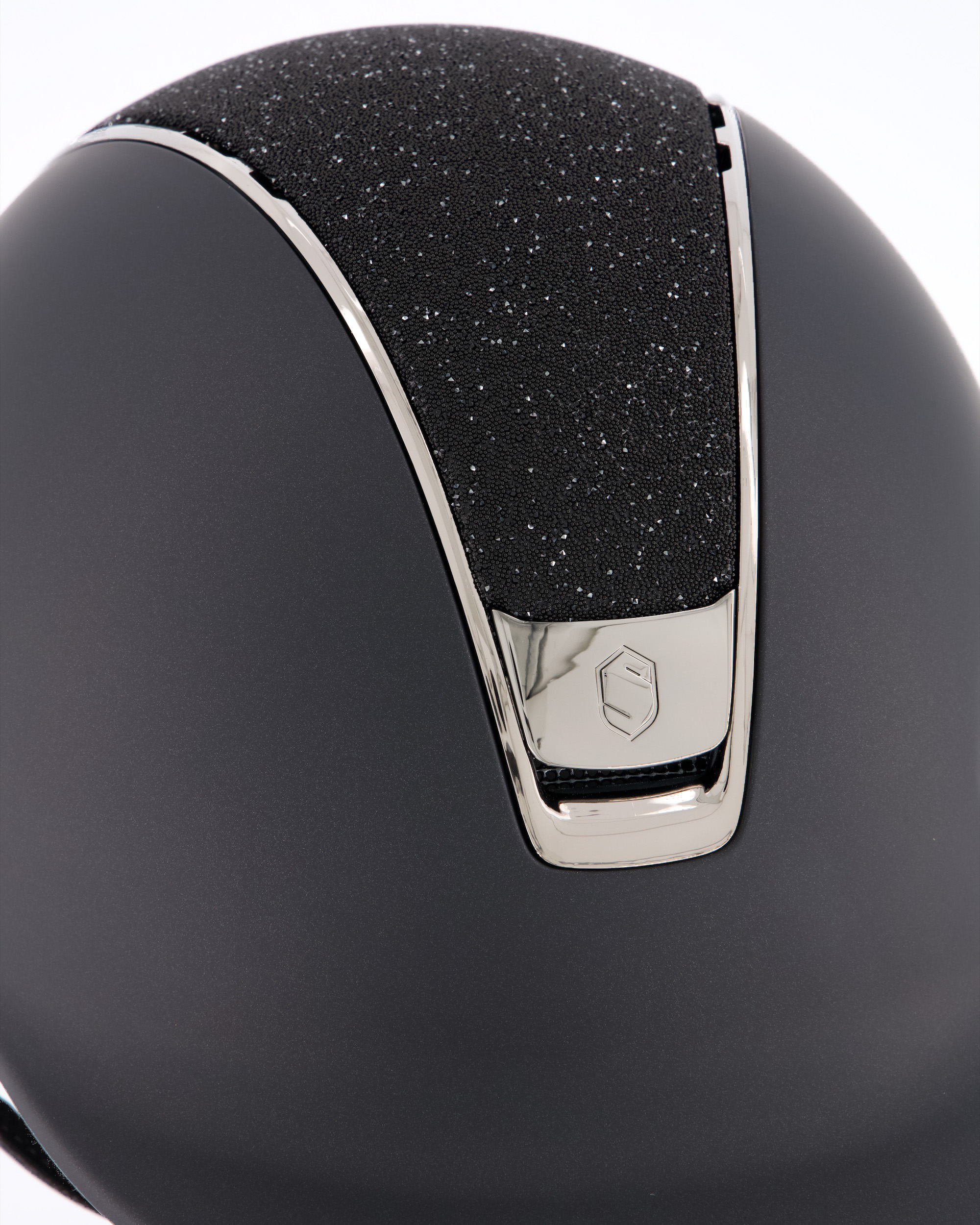 Reithelm 2.0 Shadowmatt Top Crystal Fabric Black, Black Chrome in schwarz